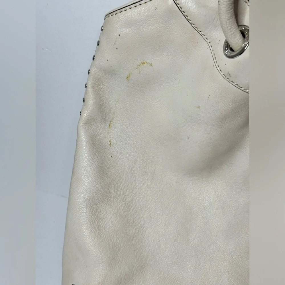 Michael Kors Astor Large Vanilla Leather Tote Bag